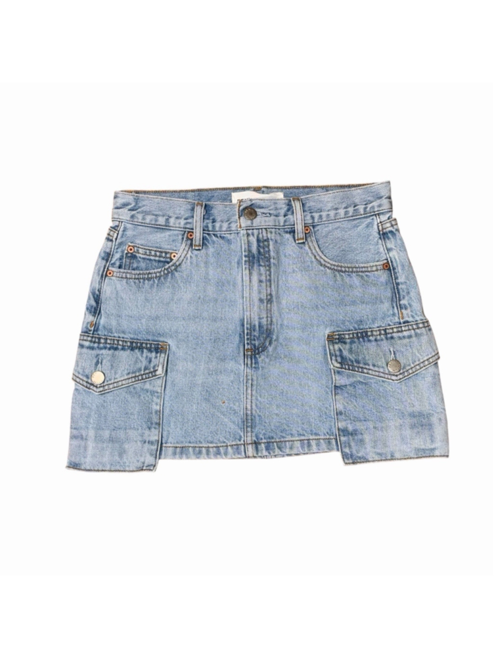 Aritzia denim forum the 90‘s mid rise cargo mini skirt size 24 NWOT - Picture 1 of 7
